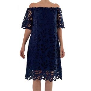 Off the Shoulder Crochet Dress